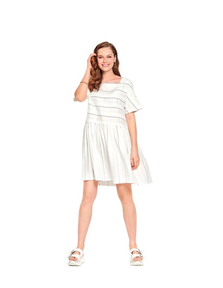 Patron de top et robe - Burda 6117