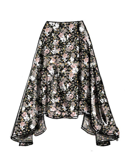Patron de jupe - Vogue 8956