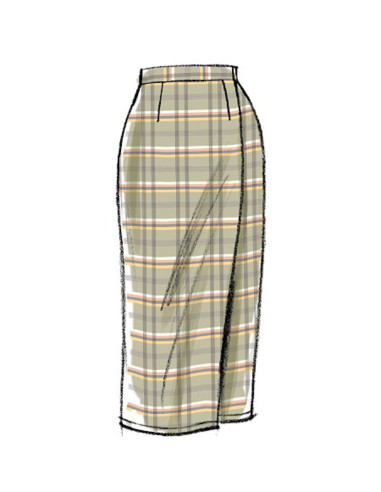 Patron de jupe - Vogue 8956