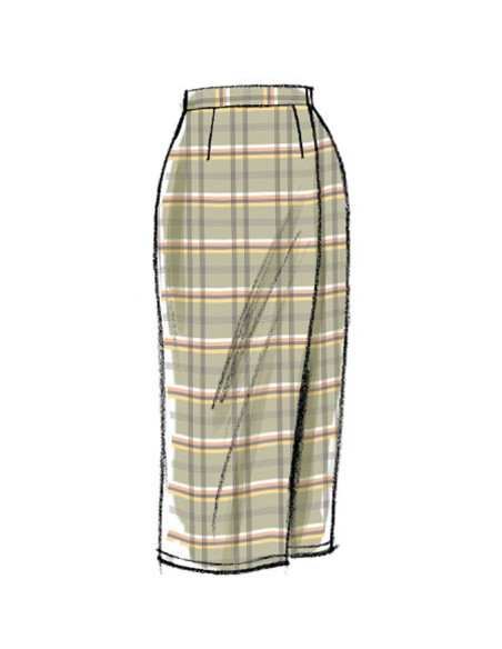 Patron de jupe - Vogue 8956