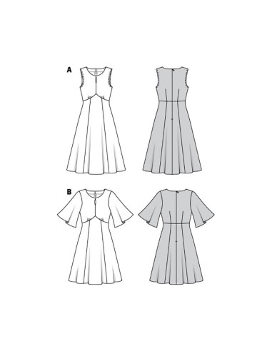 Patron de robe - Burda 6133
