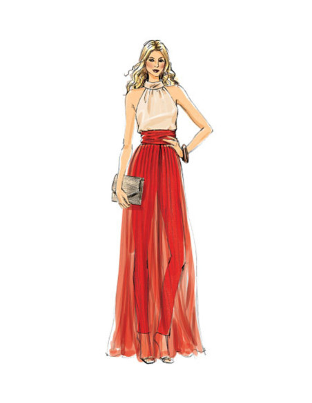 Patron de pantalon - Vogue 8955