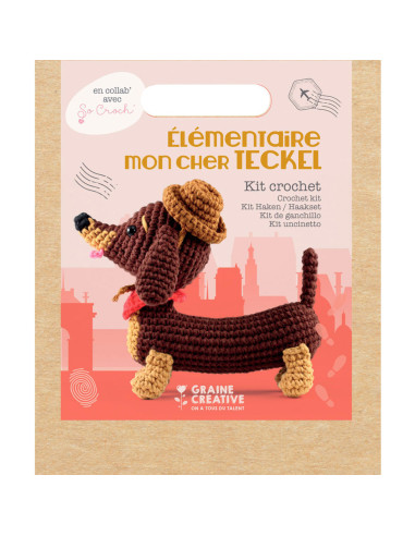 Kit crochet - Elémentaire mon cher Teckel