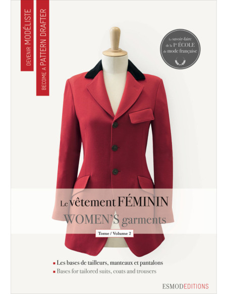 Livre devenir modéliste : le vêtement féminin tome 2