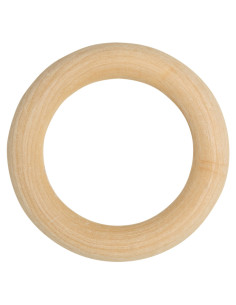 Anneau en bois pour hochets et mobiles 75 mm