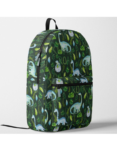 Tissu coton deluxe BIO - Dinosaures roar