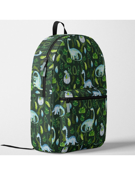 Tissu coton deluxe BIO - Dinosaures roar
