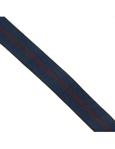 Sangle élastique de tapissier 70 mm bleu et rouge