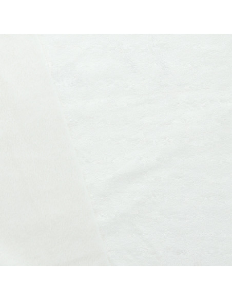 Tissu micro éponge viscose - Blanc