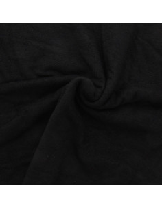 Tissu micro éponge viscose - Noir