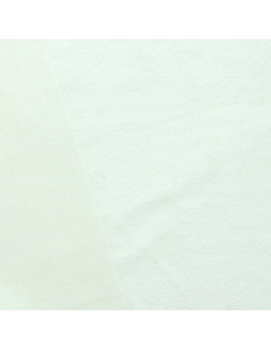 Tissu micro éponge viscose - Écru