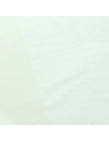 Tissu micro éponge viscose - Écru
