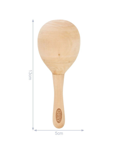 Hochet maracas 13 cm x 5 cm