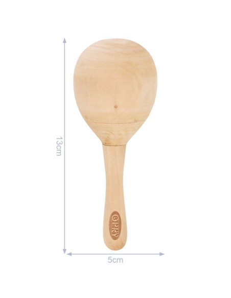 Hochet maracas 13 cm x 5 cm