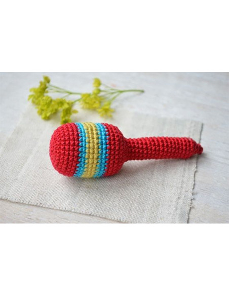 Hochet maracas 20 cm x 6 cm