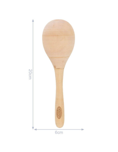 Hochet maracas 20 cm x 6 cm