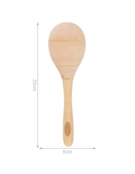 Hochet maracas 20 cm x 6 cm
