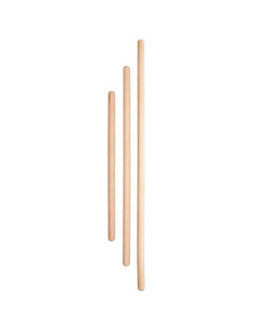 Lot de 3 bâtons en bois pour macramé