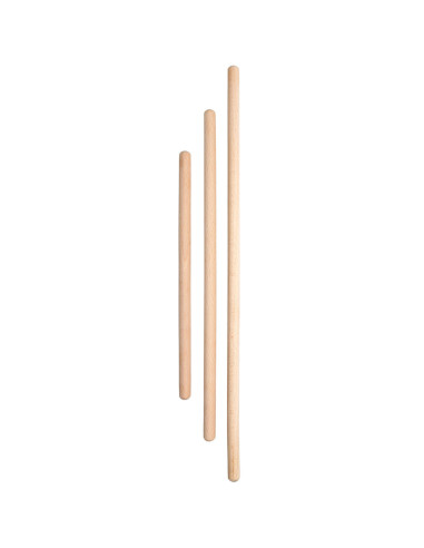 Lot de 3 bâtons en bois pour macramé
