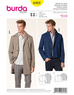 Patron de manteau et veste - Burda 6932