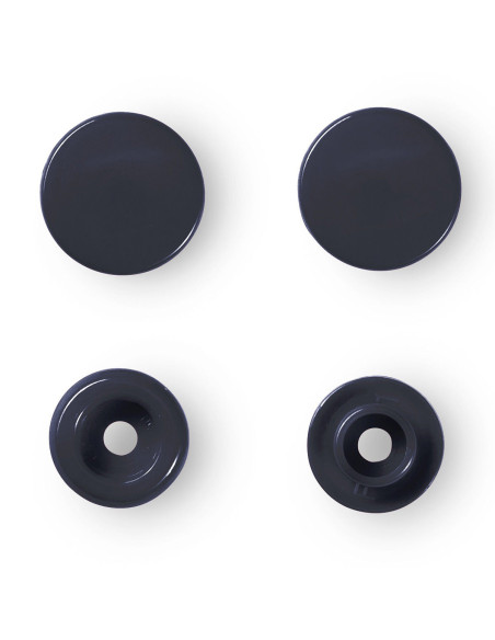 Set de 30 boutons pression Color Snaps 12,4 mm - Marine