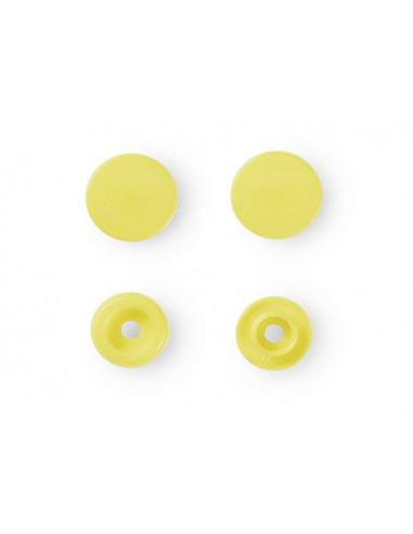 Set de 30 boutons pression Color Snaps 12,4 mm - Banane