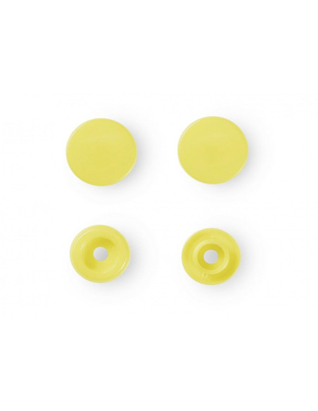 Set de 30 boutons pression Color Snaps 12,4 mm - Banane