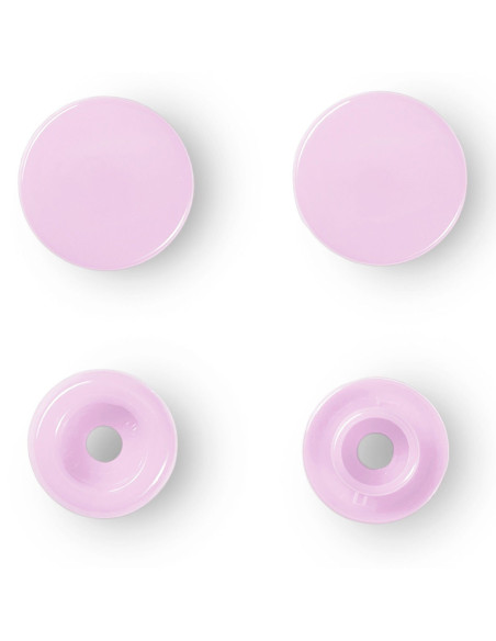 Set de 30 boutons pression Color Snaps 12,4 mm - Rose