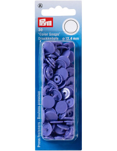 Set de 30 boutons pression Color Snaps 12,4 mm - Lilas