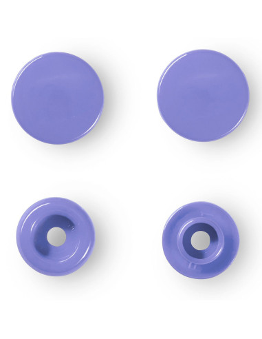 Set de 30 boutons pression Color Snaps 12,4 mm - Lilas