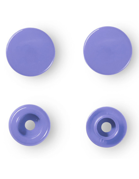 Set de 30 boutons pression Color Snaps 12,4 mm - Lilas