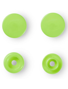 Set de 30 boutons pression Color Snaps 12,4 mm - Vert pomme 2