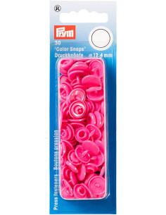 Set de 30 boutons pression Color Snaps 12,4 mm - Fuchsia