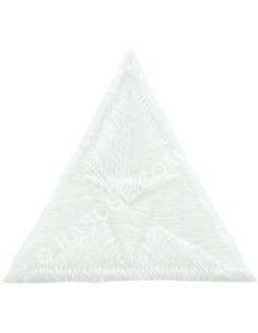 Écusson thermocollant mouche - Blanc