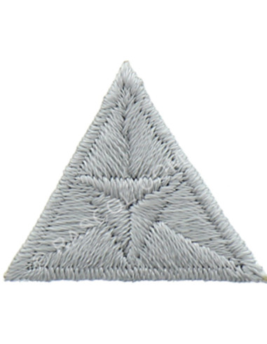 Écusson thermocollant mouche - Gris
