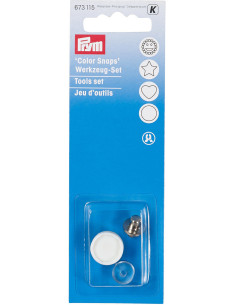 Jeu d´outils pour pose de pressions Color Snaps 12,4 mm