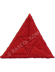Écusson thermocollant mouche - Rouge