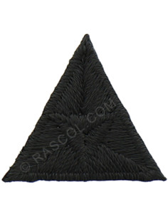Écusson thermocollant mouche - Gris foncé