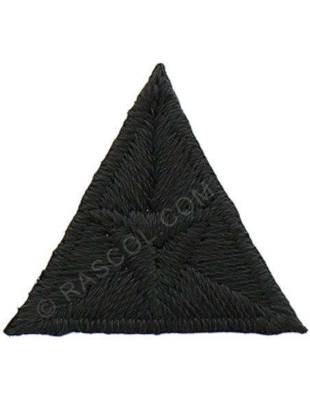 Écusson thermocollant mouche - Gris foncé