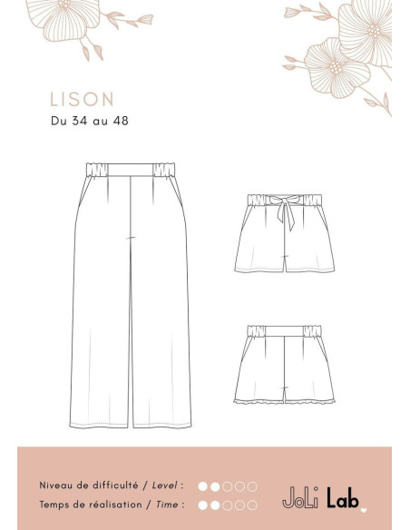 Patron de pantalon Lison - Joli Lab