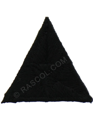 Écusson thermocollant mouche - Noir