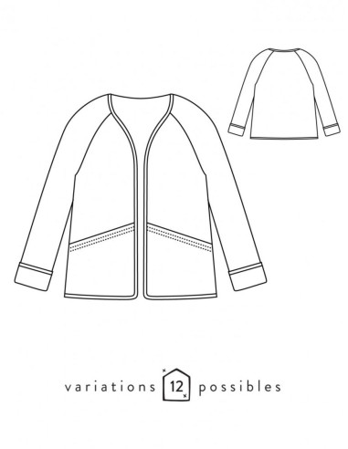 Patron de veste Absolu - Atelier Scämmit