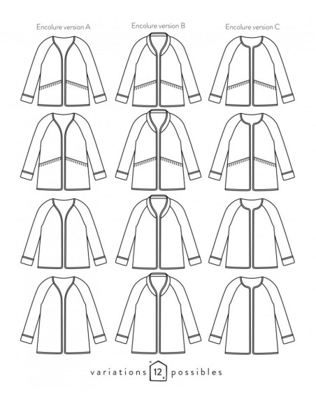 Patron de veste Absolu - Atelier Scämmit