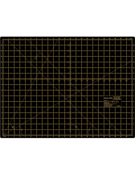 Tapis de découpe auto-cicatrisant noir 45 x 60 cm