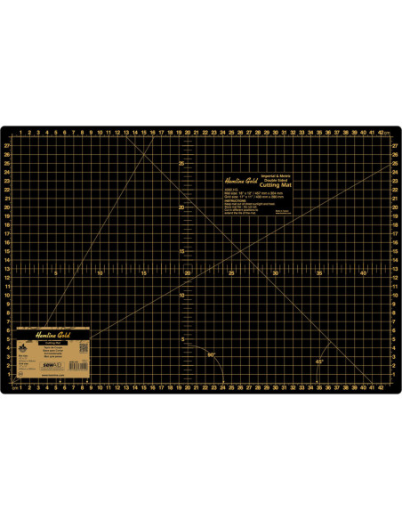 Tapis de découpe auto-cicatrisant noir 30 x 45 cm