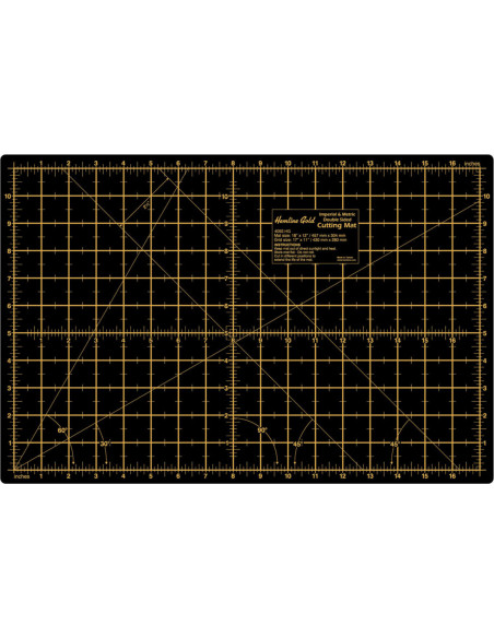 Tapis de découpe auto-cicatrisant noir 30 x 45 cm