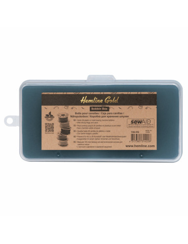 Boite de rangement noire pour canettes standards