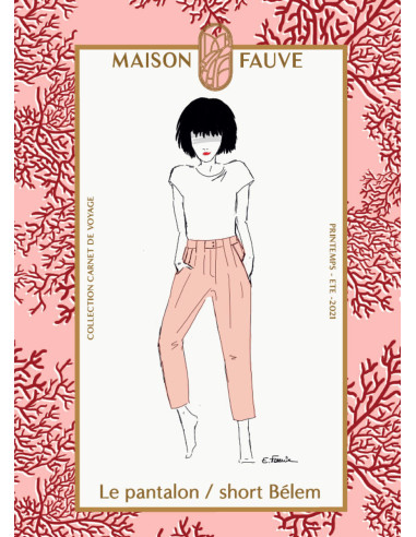 Patron de pantalon Belem - Maison Fauve