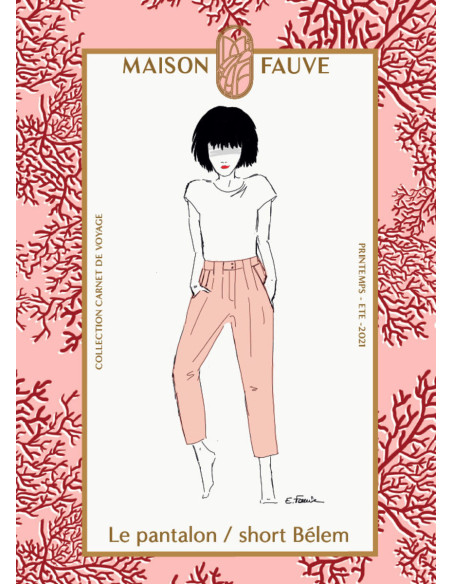 Patron de pantalon Belem - Maison Fauve