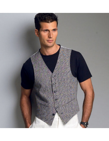 Patron de gilet - Vogue 8987